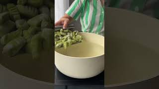 Zucchini Gnocchi 🥒 recipe pasta easyrecipe [upl. by Lazaruk]