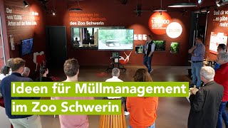 Zoo Schwerin präsentiert KlimaAllianz sein Konzept zum Müllmanagement [upl. by Eldwon]