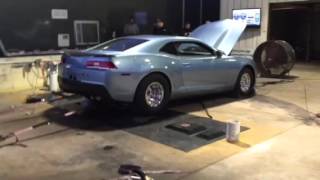 COPO Camaro with SunCoast 6L90 on the dyno at Hardway Performance [upl. by Dnalyk]