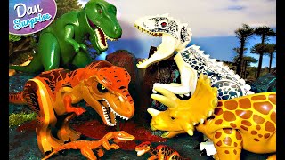 11 LEGO and PLAYMOBIL DINOSAURS TOYS [upl. by Anaihs270]