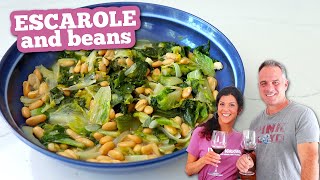 Escarole and Beans Recipe  Italian Food [upl. by Cross]