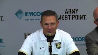 Press Conference Army Football vs Bucknell 101715 postgame [upl. by Christabella]