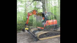 Kubota KX080 with Engcon shorts [upl. by Centeno205]