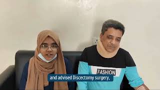 Cervical Discectomy Surgery for C4C5 C6C7 Disc Protrusion with Cord Compression  Happy Patient [upl. by Hsenid]