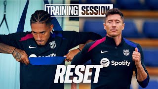 FOCUS SHIFTS TO LA LIGA  FC Barcelona Training 🔵🔴 [upl. by Guss]