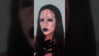 Halloween is approaching 🕷 halloween makeup [upl. by Hoseia]