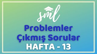 Problemler Çıkmış Sorular Derleme Sml Hoca Matematik Kampı [upl. by Silma284]