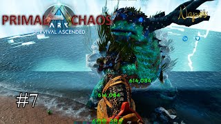 Volcanic Boss amp Hydro Boss fights  Ark Survival Ascended Modded Primal Chaos The Center  E 7 [upl. by Yesrej870]