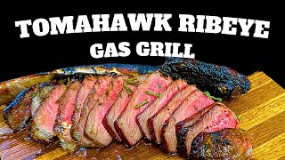 Dry Aged Tomahawk Ribeye On A Gas Grill  How To Cook Steak [upl. by Nrev]