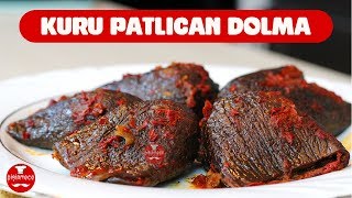 Kuru Patlıcan Dolması Nasıl Yapılır   Yemek Tarifleri  Pişirmece [upl. by Kcirdlek]