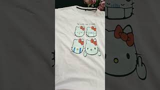 Hello kitty t shirts shorts [upl. by Zenas]