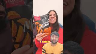 Packet wala momo Kitna swadisht banaa hai food foodie funnymomos ytshorts shorts [upl. by Winona]