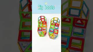 🎈Todays challenge Make a pair of boots you can actuallywalk in using Condis magnetic blocks 😜 [upl. by Thelma]