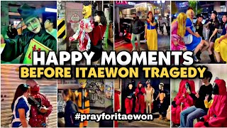 MOMENT DETIKDETIK SEBELUM TRAGEDI ITAEWON SEOUL [upl. by Nadirehs860]