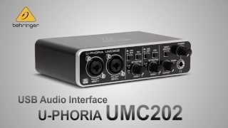 BEHRINGER  USB接続オーディオインターフェイス UMC202 [upl. by Azar]