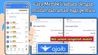 Cara beli saham di ajaib sekuritas dengan mudah bagi pemula [upl. by Peacock681]