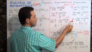 Ejercicios de Límites Trigonométricos Especialeswmv [upl. by Norton]