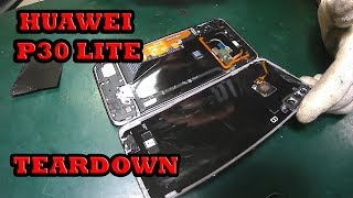 HUAWEI P30 LITE BACK GLASS REPLACE AND TEARDOWN [upl. by Airrotal]