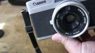 Canon Canonet 28 camera [upl. by Vasti]