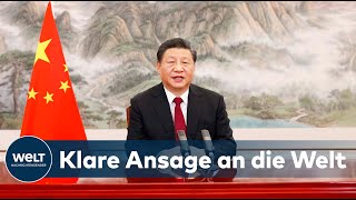 CHINACHEF XI JINPING Deutliche Warnung vor quotkatastrophalen Auswirkungenquot globaler Konfrontation [upl. by Boarer]