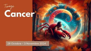 CANCER ♋ 28 OCTOBRE  3 NOVEMBRE 2024  Vous sentez cette nouveauté arriver pour 2025 [upl. by Hevak]