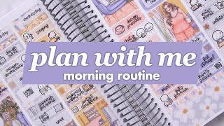 PLAN WITH ME  Morning Routine Plannerface ☕️ Getting a paper collator [upl. by Yeorgi]