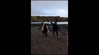 Dancing at Dunnottar Castle [upl. by Bluh]