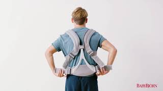 BABYBJÖRN –How to use the facingout position on Baby Carrier Move [upl. by Lilith]