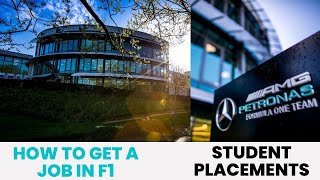 How to get a JOB in F1  Student Placements in F1 Teams [upl. by Sainana]