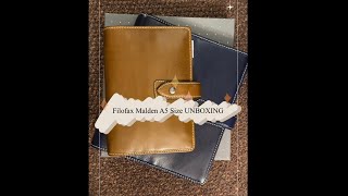 Filofax Malden A5 size UNBOXING 😊💕 파일로팩스 몰든 A5 6공 바인더 언박싱 [upl. by Hoopen]