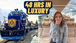 Rocky Mountaineer Train 48hrs on Canadas MOST LUXURIOUS train [upl. by Meek]