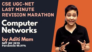 Computer Science Crash course  Computer Networks imp topics  UGCNET 2022 By Aditi Mam [upl. by Serdna175]