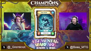 Elemental Warfare  Complete Water Set Review with BossMTG and Gremknot [upl. by Abihsot93]