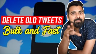 How To Delete old Tweets in Bulk and Fast 2024 Tutorial [upl. by Gazo333]