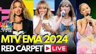 MTV Europe Music Awards LIVE Stars Arrive for MTV EMAs Red Carpet in Manchester  Rita Ora  N18G [upl. by Aedni]