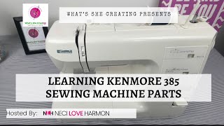 Part 1 Learning the basics of Kenmore 385 Series sewing machine remake [upl. by Elburr]