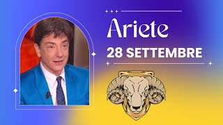 Ariete ♈️ Loroscopo di Paolo Fox  28 Settembre 2024  Umore alle stelle grazie alla Luna [upl. by Karlee]