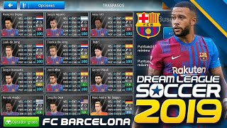 Plantilla Del FC Barcelona 20212022 Para Dream League Soccer 2019DLS 19 [upl. by Nowad]