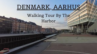 Denmark Aarhus Scandinavian Walking Tour 4k End Of Summer Walk  A Different Side To Aarhus Harbor [upl. by Oitaroh]