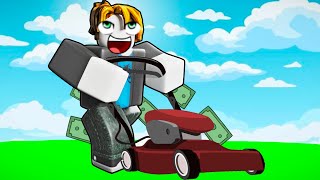 Cutting Every Piece of Grass Roblox Lawn Mowing Simulator [upl. by Otiragram]