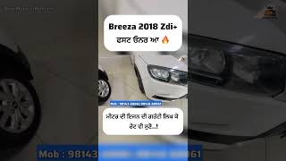 Brezza 2018 zdi Top Model On Sale 🔥Sandeepmotors77 [upl. by Taran]