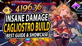 BROKEN SUPPORT DPS Cagliostro Best Build Guide  Sigils amp Weapons Showcase  Granblue Fantasy Relink [upl. by Marsiella374]