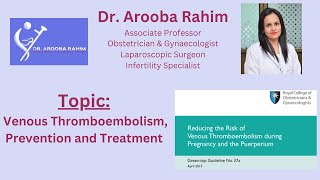 Venous Thromboembolism Prevention and Treatment [upl. by Alehs]