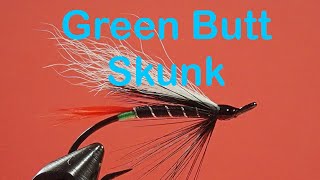 Beginners Fly Tying Series Classic Steelhead Flies  the Green Butt Skunk [upl. by Ailahs643]