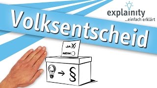 Volksentscheid einfach erklärt explainity® Erklärvideo [upl. by Truitt894]