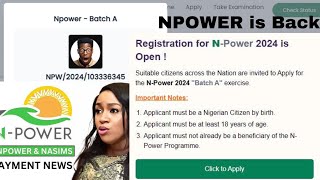 Registration for NPower 2024 is Open New Npower Registration 2024 [upl. by Jehial603]