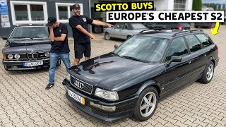 We go to Europe Scotto meets the Audi S2 Avant he bought on the Internet CarcaineAbroad PART 1 [upl. by Artemas]