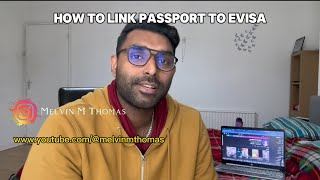 How to linkadd passport to eVISA malayalam [upl. by Troy]