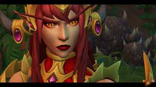 Alexstrasza amp Wrathion Argument  In Game Cutscene [upl. by Anagrom]