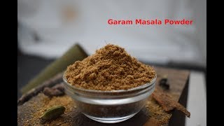 Garam masala powder recipe  How to make garam masala powder at home [upl. by Ynittirb]